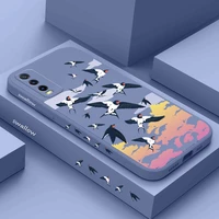 geese flying phone case for vivo y20 y20i y20s y12s y30 y33s y12 y15 y17 y19 y21 s1 pro y91 y93 y95 silicone cover