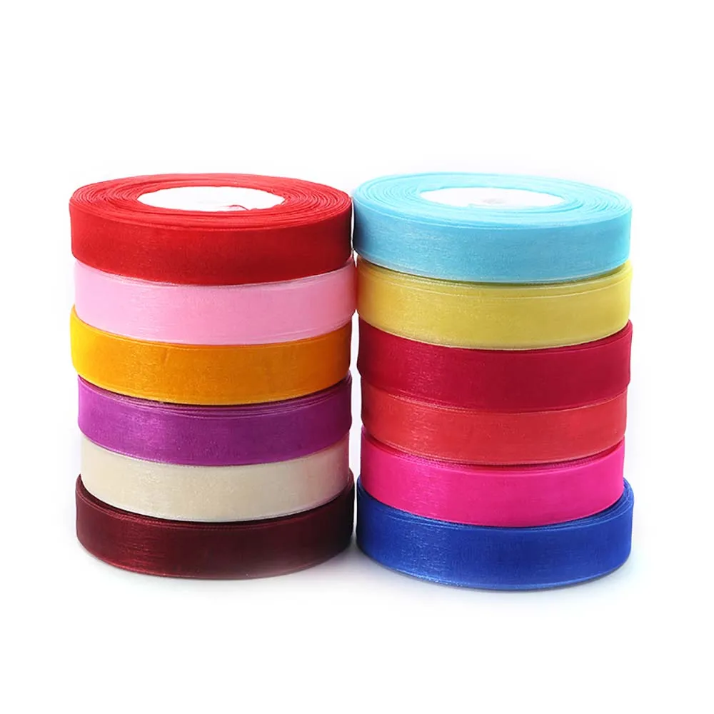 

45 Meter/Roll 25mm Organza Ribbons DIY Crafts Bow Handmade Gift Wrap Christmas Birthday Wedding Party Decorative