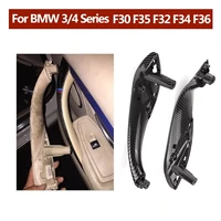 black front leftright car inner door handle trim pull grab panel handle for bmw f30 f80 f31 f32 f34 f35 interior door handles