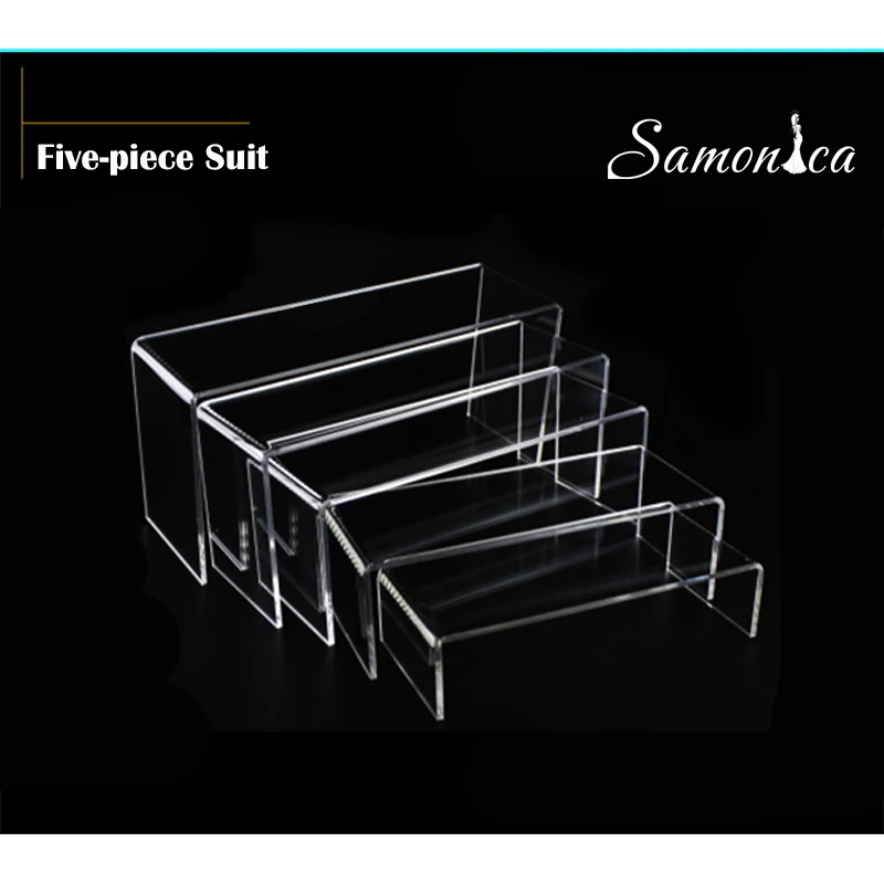 Новый акриловый U-образный Прозрачный демонстрационный стенд для обуви