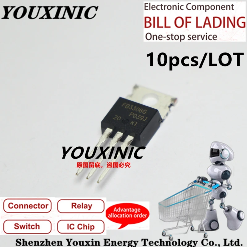 YOUXINIC 2018 + 100 новый импортный оригинальный транзистор IRFB3306GPBF IRFB3306G FB3306G IRG4BC20FDPBF IRG4BC20FD TO-220