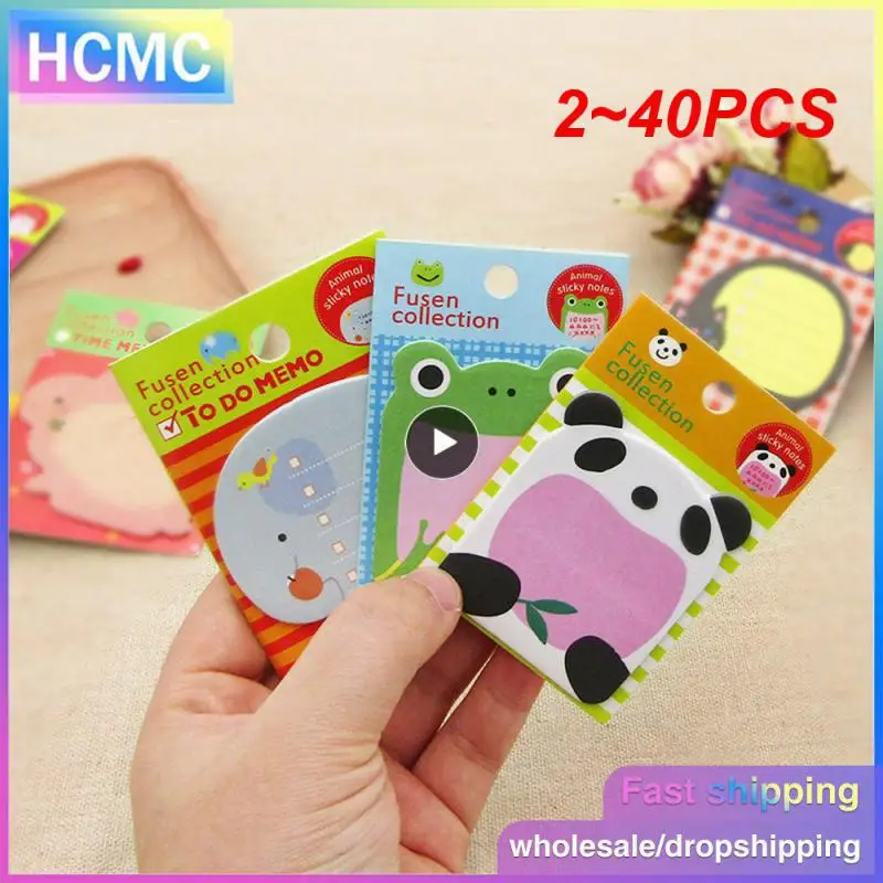 

2-40 шт., Стикеры для заметок в виде животных