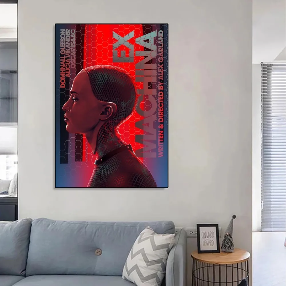 Ex Machina Science Fiction Film Art Poster Kraft Club Bar Paper Vintage Wall Painting Bedroom Study Big Szie Pai