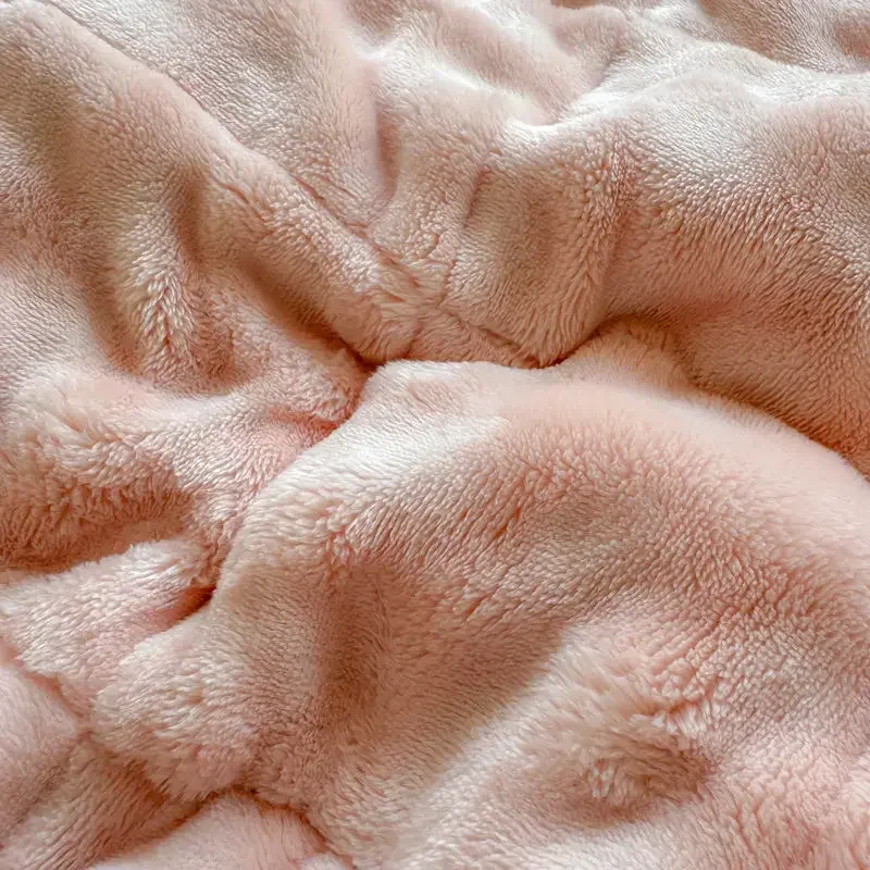 Зимние толстые теплые молочные бархатные наматрасники двуспальная простыня