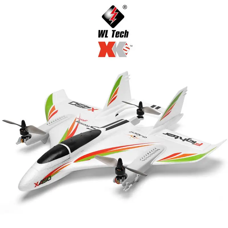 

Wltoys XK X450 Rc Airplane 2.4G RC Brushless Stunt Airplane Vertical Takeoff And Landing Glider Rc Plane Toys Boy Gift