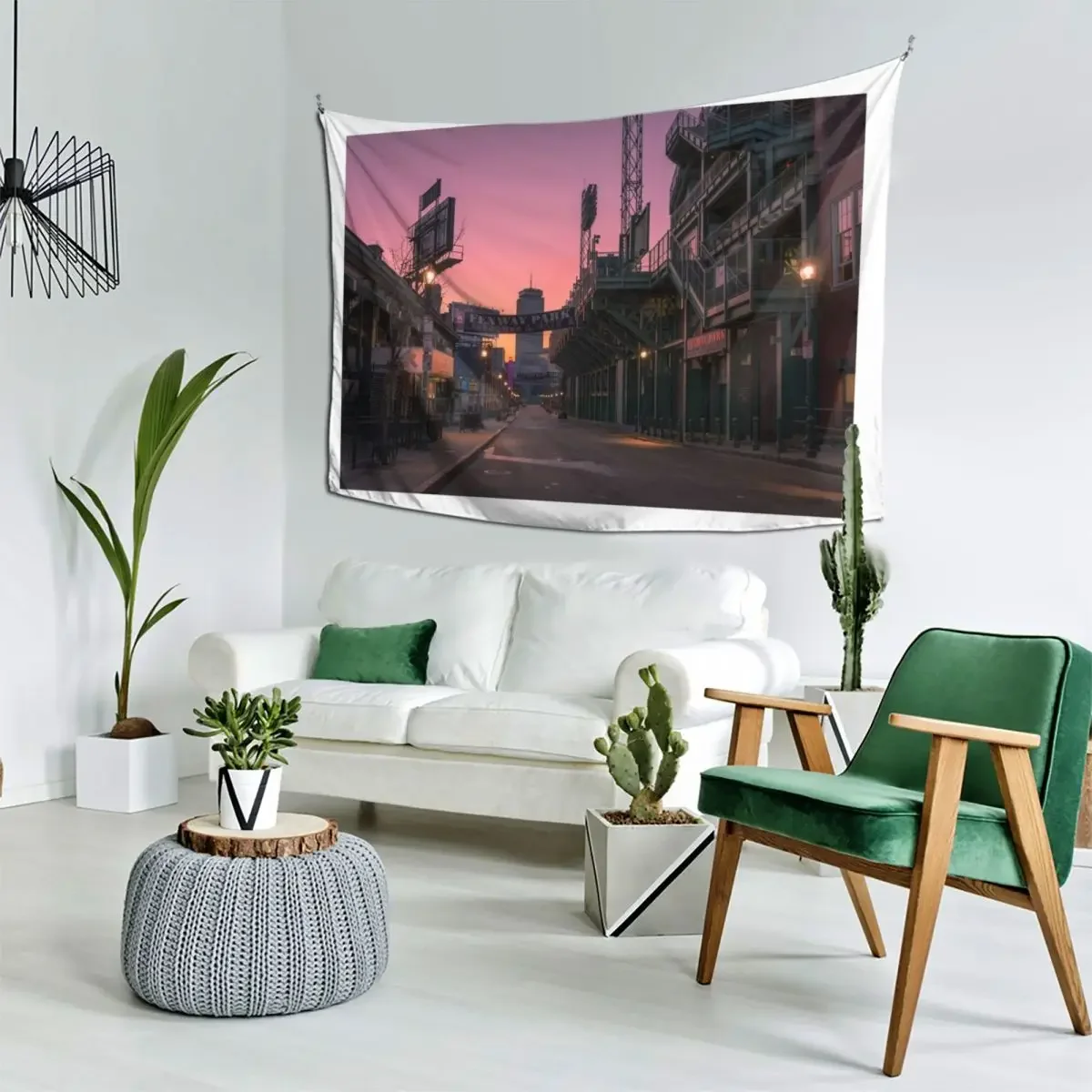 Фенвей-парк Бостон. Гобелен Украшение Спальня Открытый Декор Для Спальни