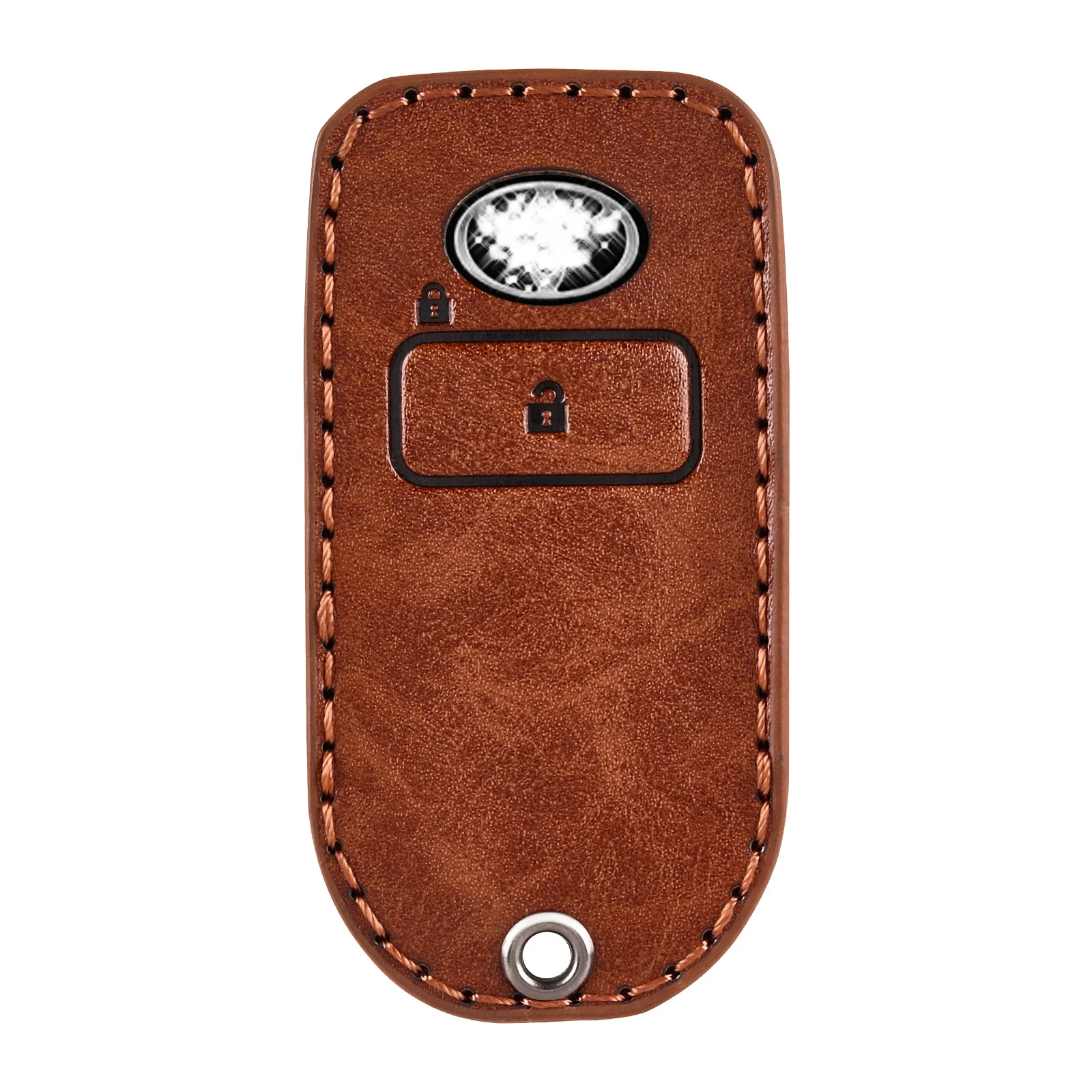 

Кожаный чехол для ключей с 2 кнопками для Toyota RAIZE Veloz Avanza Wigo 2023, чехол для Daihatsu Rocky, держатель для ключей, чехол с дистанционным управлением, брелок