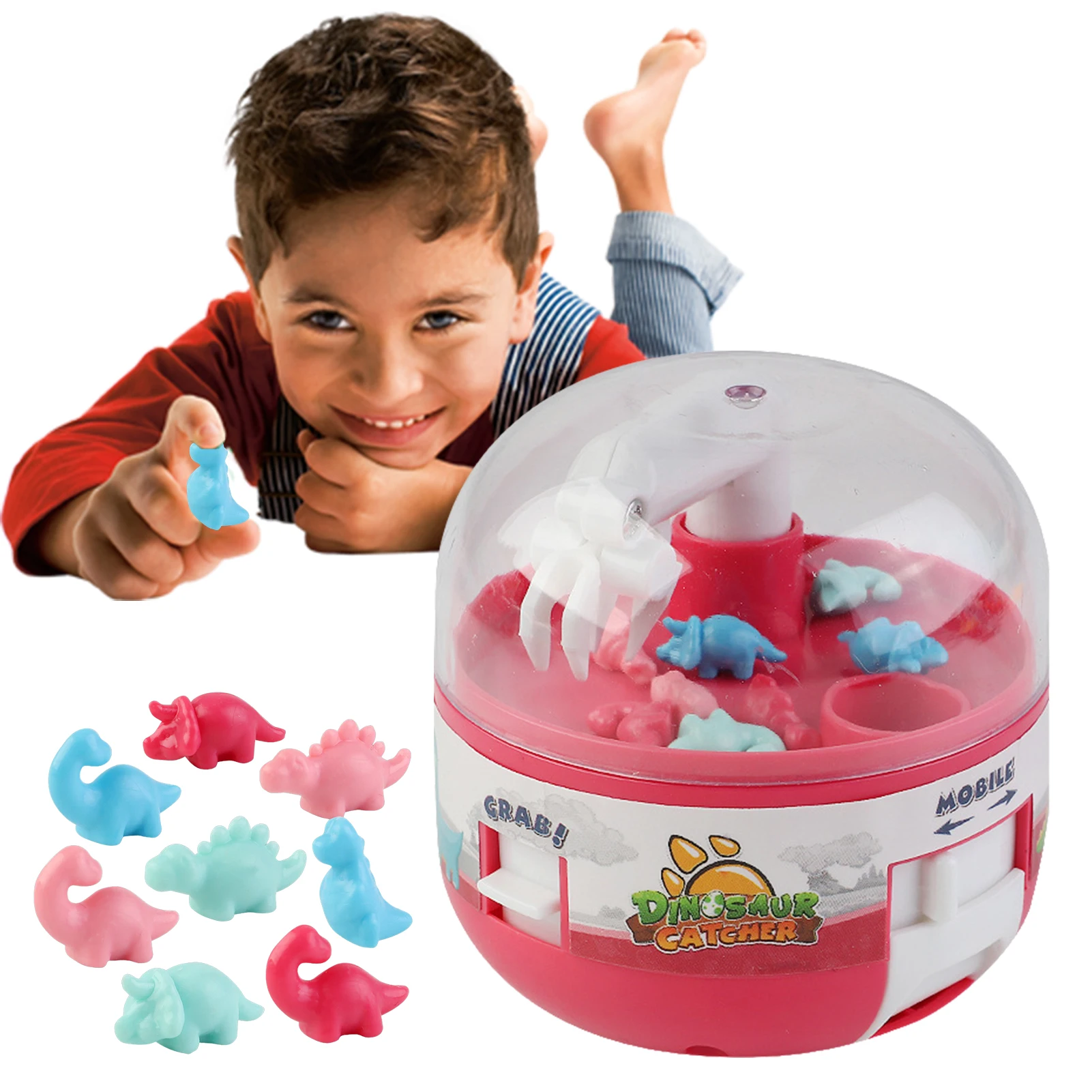 

Мини-машина в виде динозавра, игровой мини-дозатор для аркадных игр, детский миниатюрный дозатор для игрушек на день рождения и Рождество