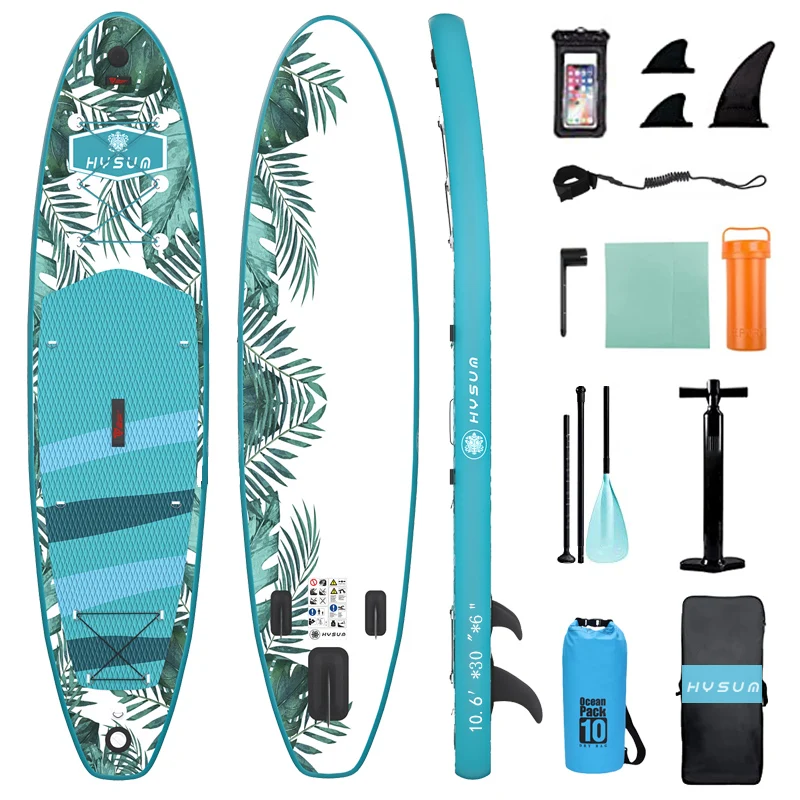 

HYSUM Inflatable Paddle Board board surf skate skateboard longboard for beginner Standup Paddleboard