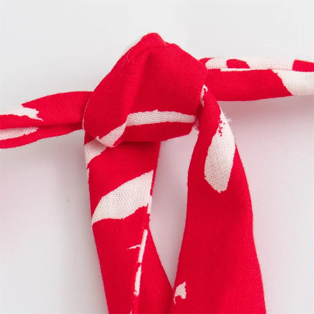 Новинка весна-лето 2024 Zarb для женщин облегающее и сексуальное платье с принтом из