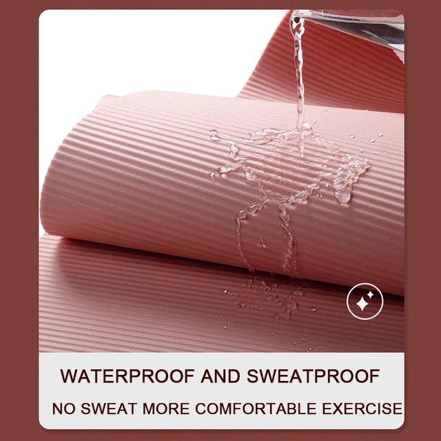 185*60CM Thick Non-slip Yoga Mat High-density Sports Fitness Mat For Home Sports Pilates Gymnastics Exercise Gymnastics 3