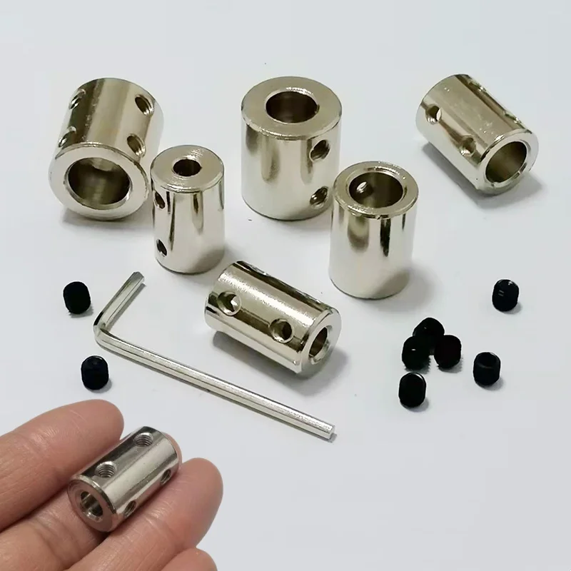 Стальная жесткая муфта вала 3/4/5/6/7/8/10/12 мм