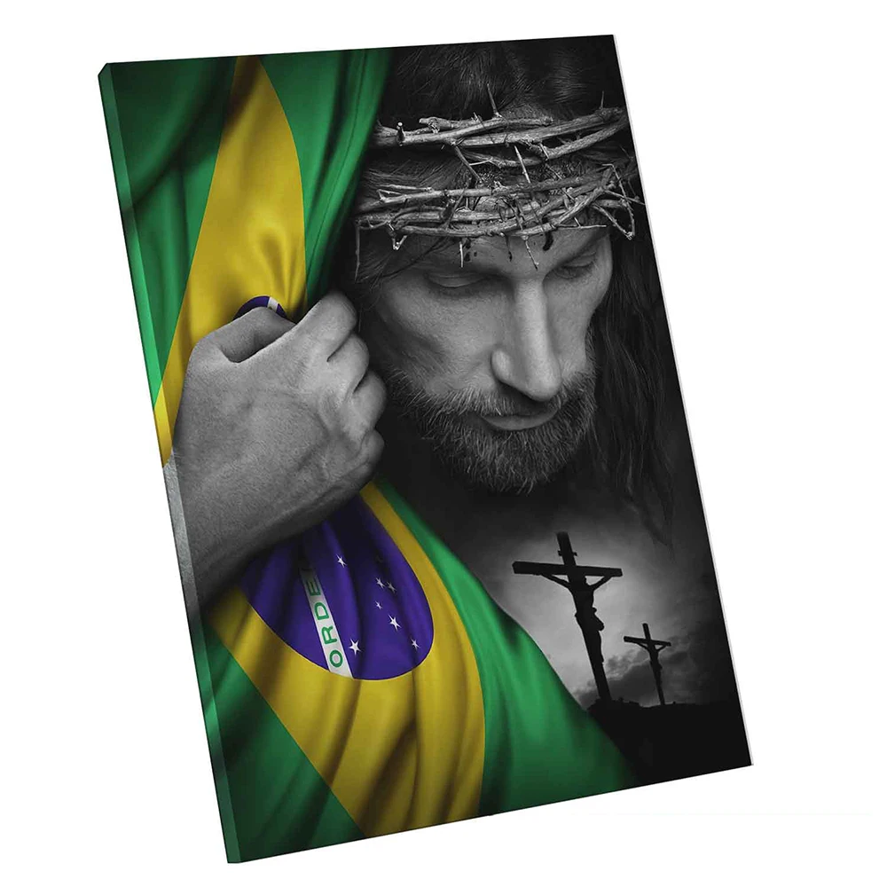 

Modern Jesus Have Faith Canvas Paintings on the Wall Art Posters and Prints Motivational Artwork Picture For Living Room Cuadros