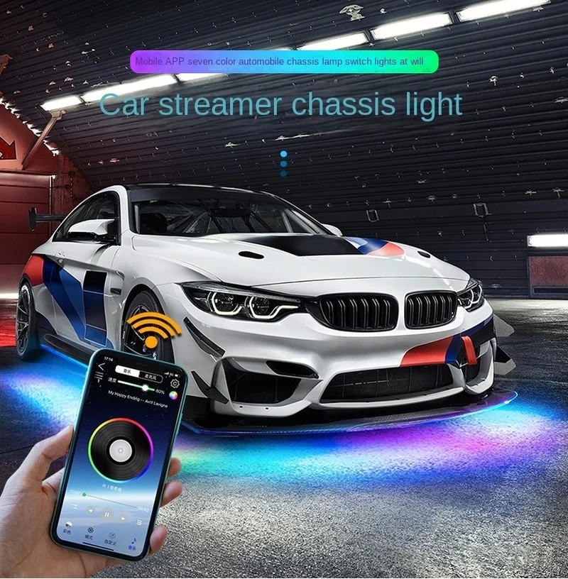 

Car Chassis Lights Led Waterproof Decorative Lights Modified Universal Voice-activated Scene Atmosphere Light Chassis Light
