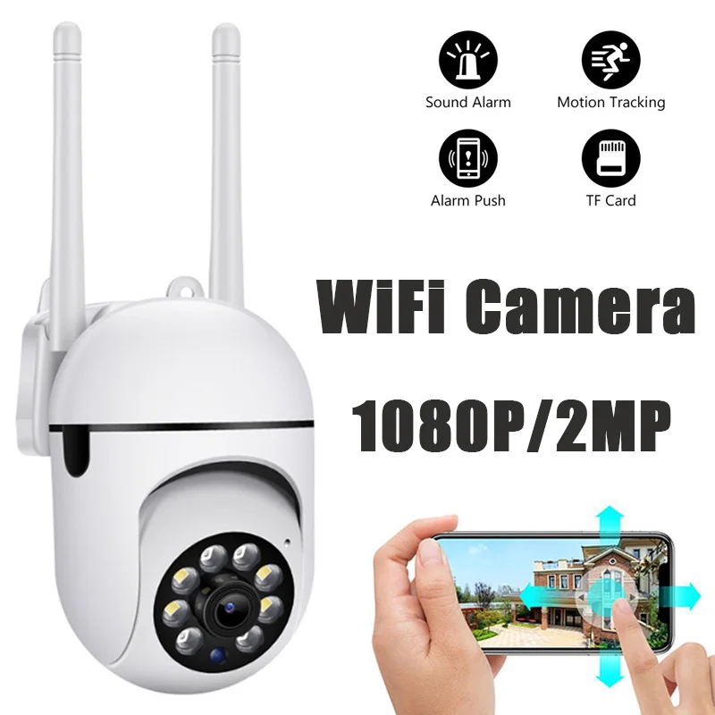 

Беспроводная IP-камера 2 Мп с функцией ночного видения, 1080P, FHD, Wi-Fi