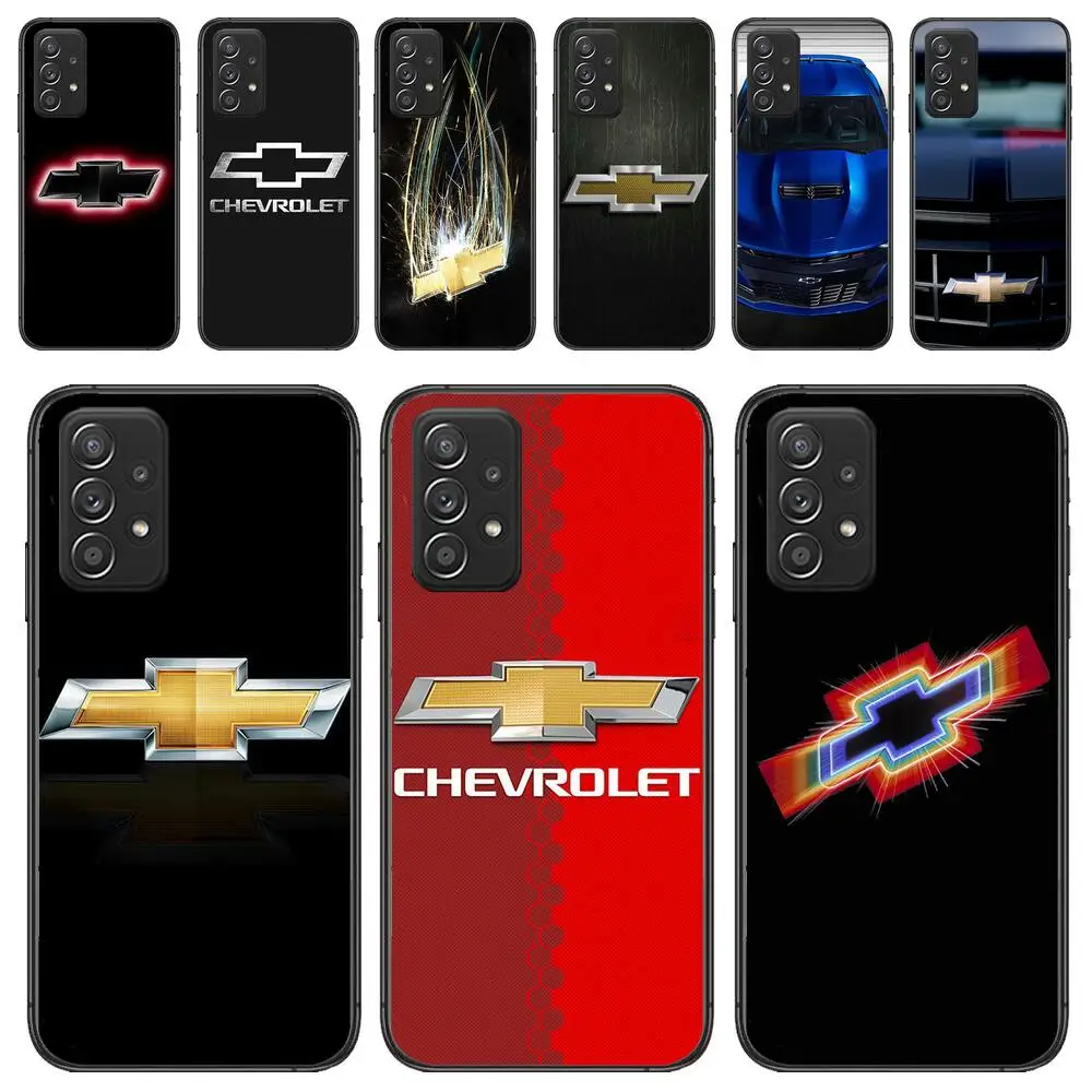 

Chevrolet Car Logo Soft Phone Case For Samsung Galaxy A13 A52 A53 A73 A32 A51 A22 A12 A20e A50 A21 A72 A70 S 4G 5G Fashion Cover