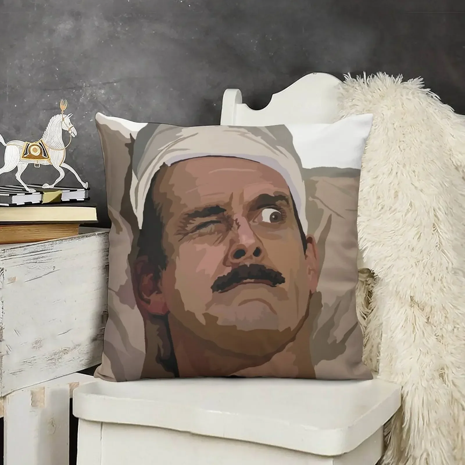 Декоративная подушка Fawlty Towers Basil John Cleese Don’t Mention The War