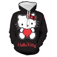 hello kitty hoodie women harajuku pullover cute kawaii casual top o neck hello kitty print hoodie sweatshirt long sleeve