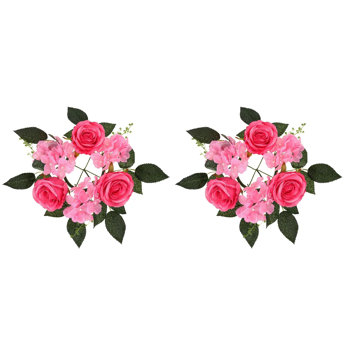 

Ring Flower Rose Rings Floral Wreath Wreathsgarland Centerpieces Holder Wedding Peony Table Realistic Arrangements False Tables