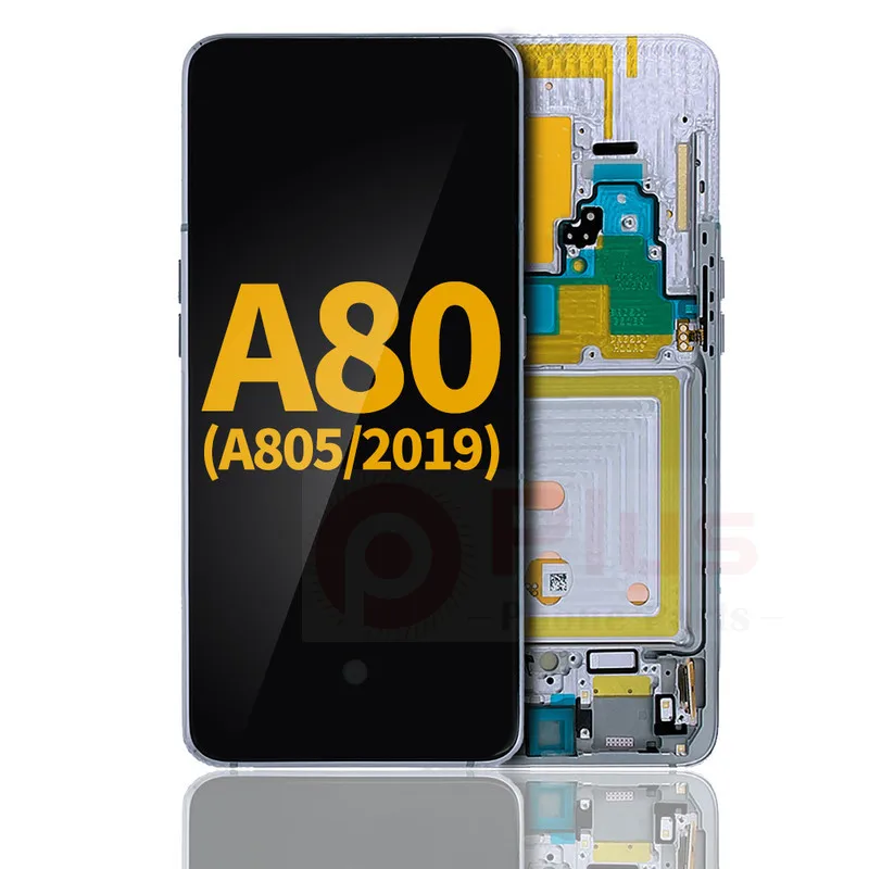 

AMOLED Display Assembly With Frame Replacement For Samsung Galaxy A80 (A805/2019) (Ghost White) (Refurbished)