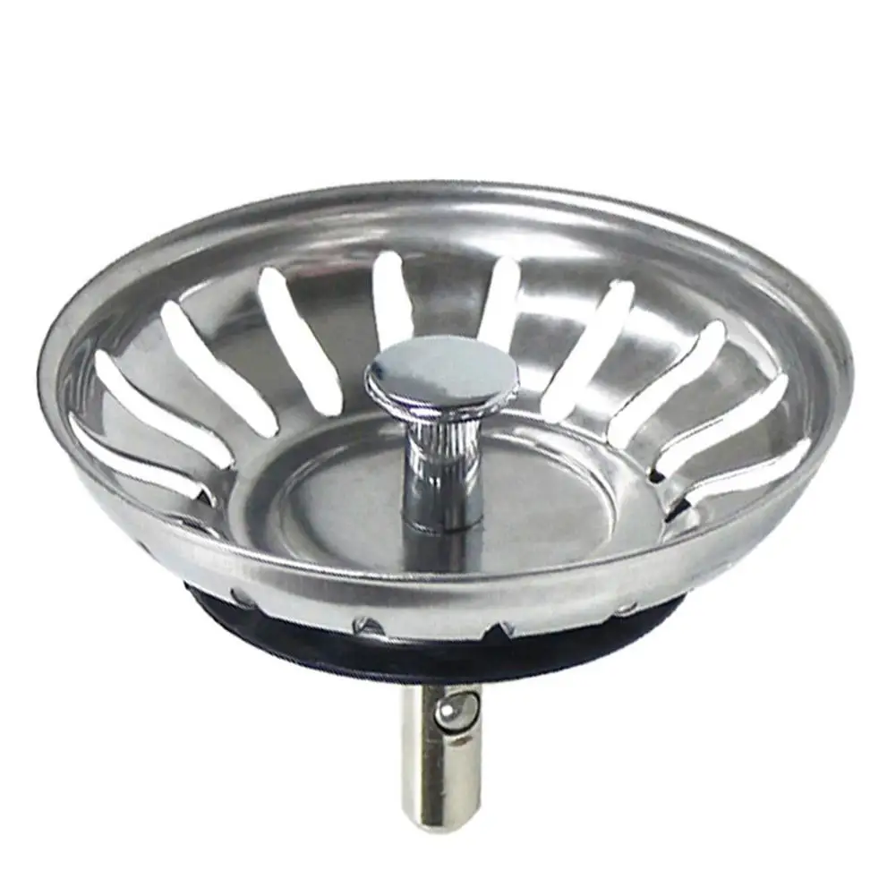 

Kitchen Filter Waste Plug Premium Stainless Steel Sink Filter Waste Plug Hair Catcher Drains Bathroom Floor Drain