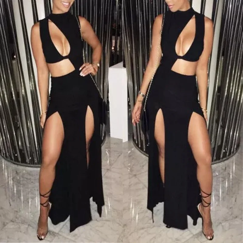 2022 Ladies Bandage Ladies Long Party Dress Club Clothing Fashion Trend Ladies Long Dress Size 6-14