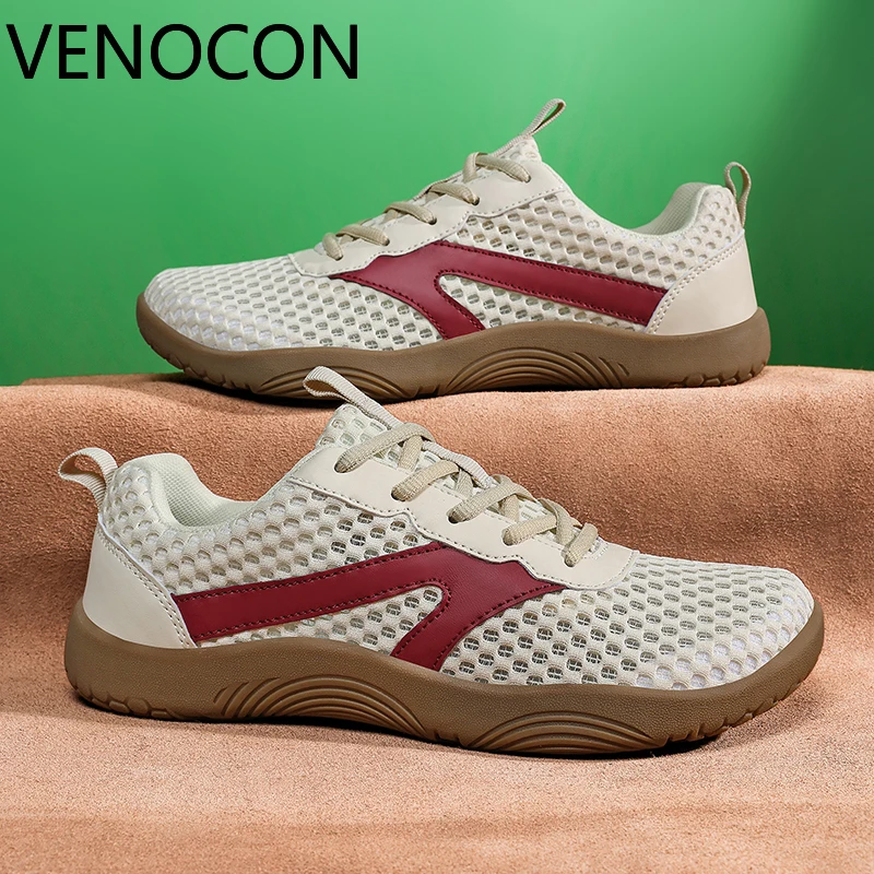 Фото Кроссовки VENOCON Barefoot для мужчин, легкие, широкие, с просторным носком, минималистичные, с верхом из полиуретана и трикотажа, обувь для мужчин и женщин №3