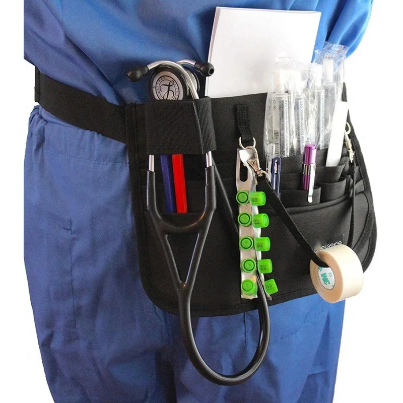 

Nurse Waist Bags Medical Supplies Organizer Multi-purpose Storage Bag Pen Bandage Medical Tools Holder Hospital Supplies
