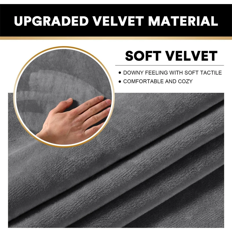 Бархатный чехол на сиденье дивана для гостиной толстый мягкий бархатный