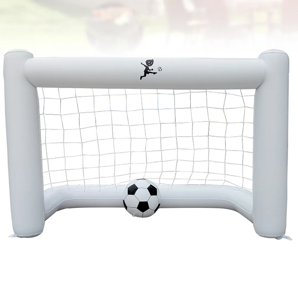 

160cm Indoor Soccer Ball Inflatable Soccer Game Floating Football Goal (1PC Gate + 1pc Football White)