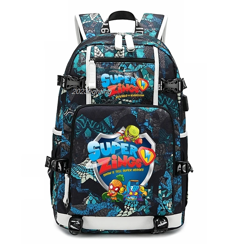 Рюкзак Super Zings с мультипликационным рисунком рюкзаки в Корейском стиле для женщин