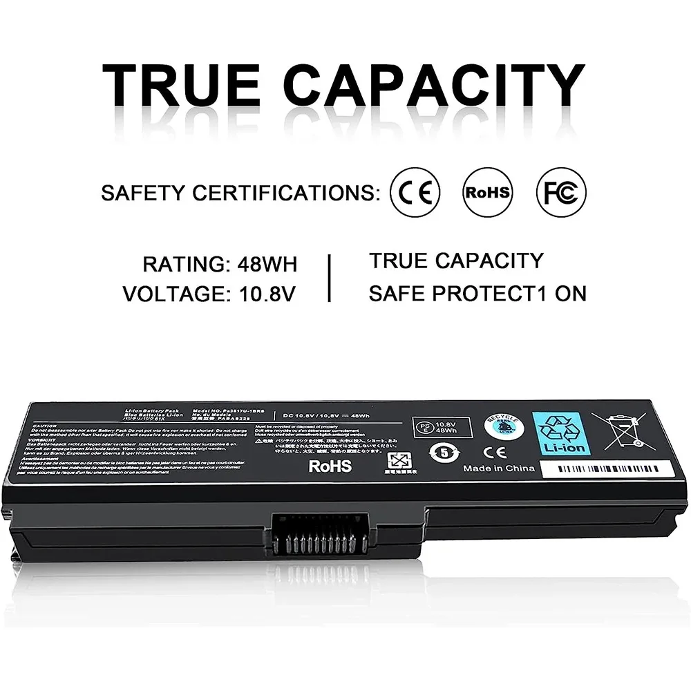 Аккумулятор для ноутбука Toshiba Satellite C655 L655 L755 C675 C675D L645 L645D L655D L675 L675D L745 L755D P745 P755