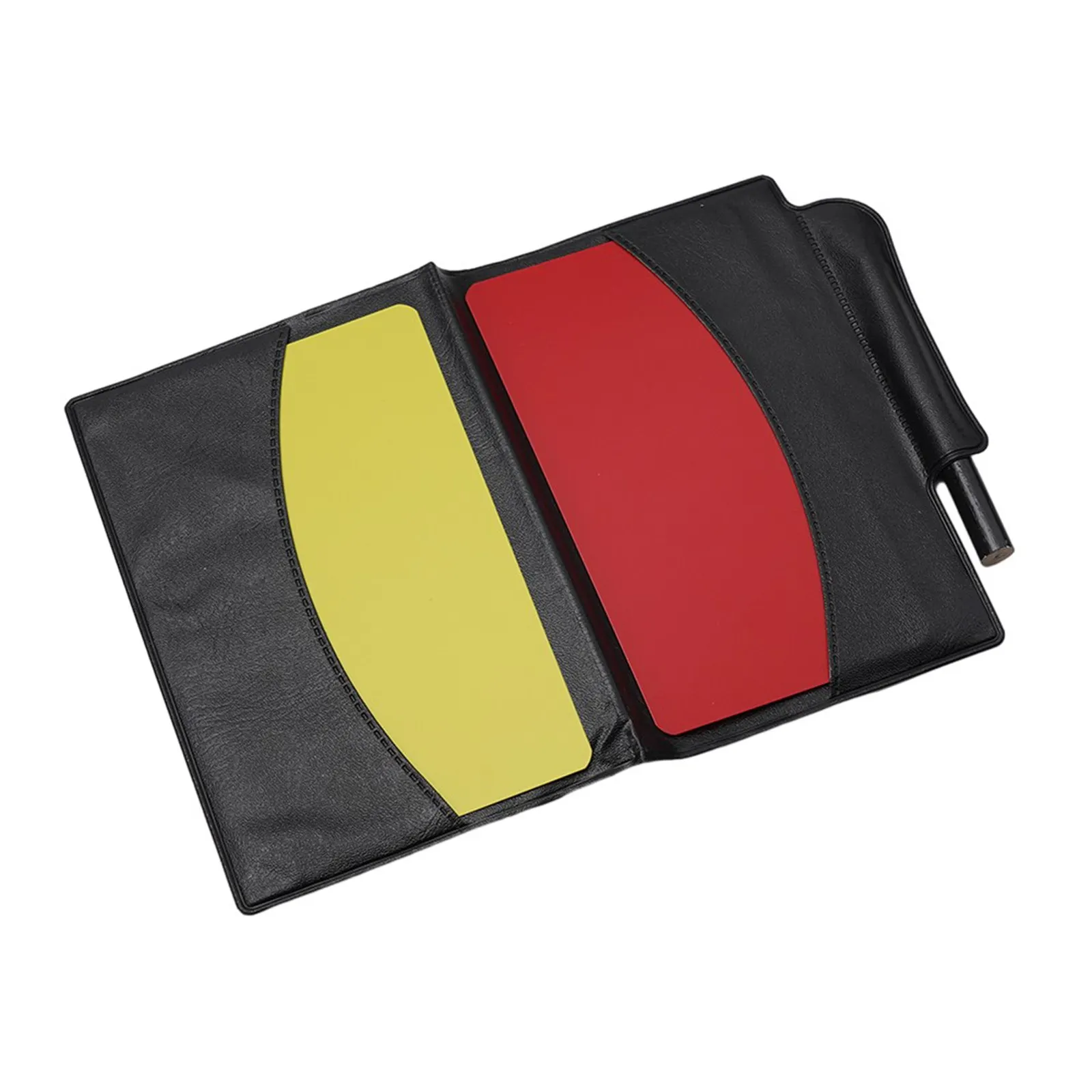 

1pc Soccer Referee Book Red Card Soccer Referee Card Recording Paper Score Sheets Football Referee Wallet Yellow Card