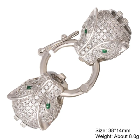 Juya застёжки для бижутерии леопардовая пантера