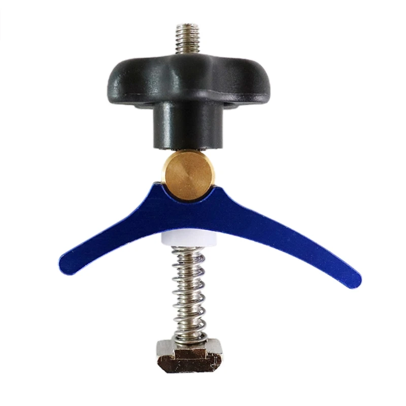 

N0HB Aluminium Fast Acting Low Holder Set for T-slot T-track DIY Wood Processing