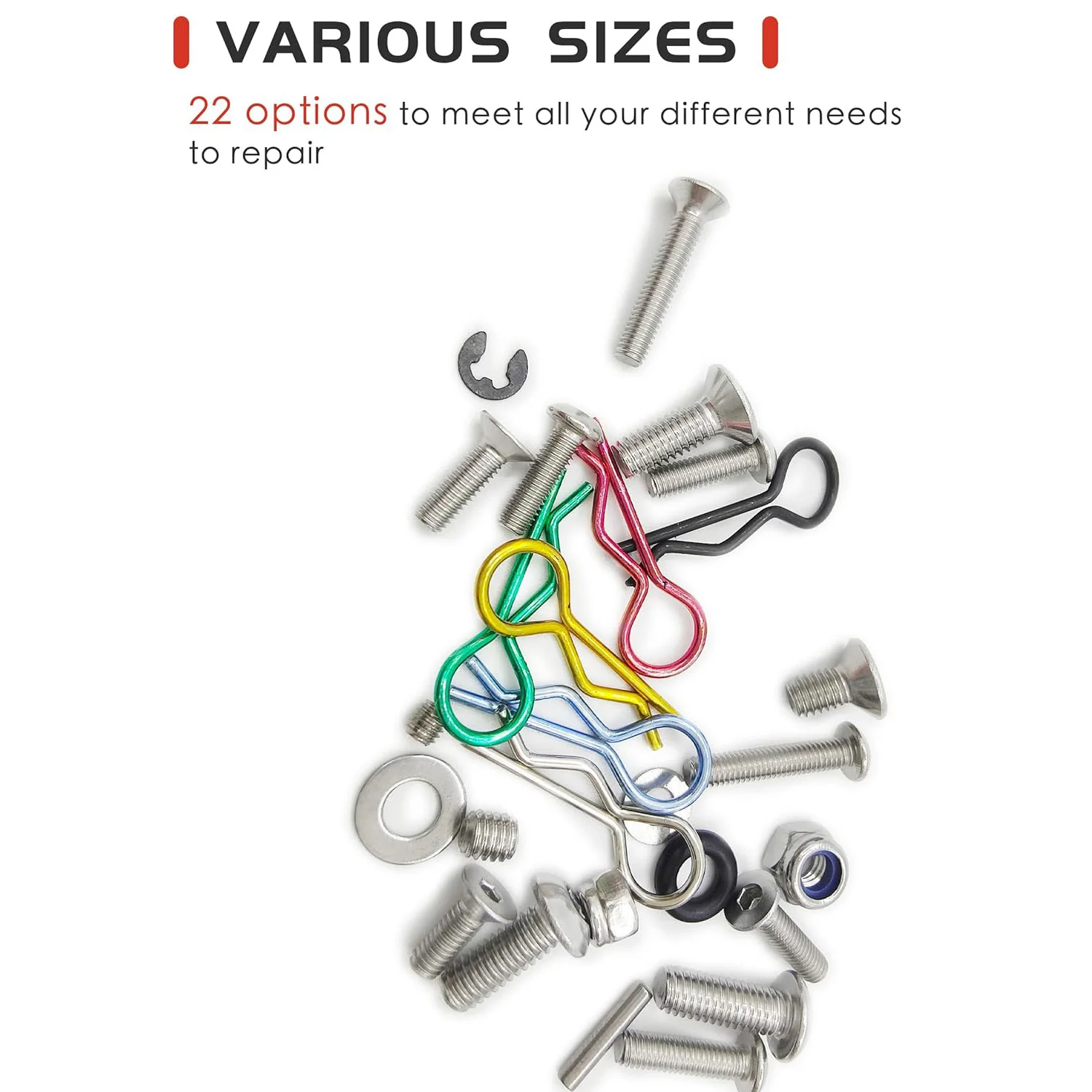 710 шт. Универсальный комплект винтов RC 304 набор из нержавеющей стали крепежные