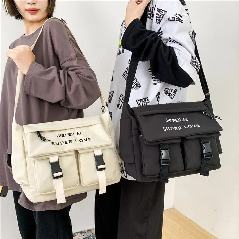 

Новая маленькая сумка через плечо, рабочая одежда, функциональная стильная сумка на одно плечо, модная крутая Повседневная сумка почтальона в арт-стиле