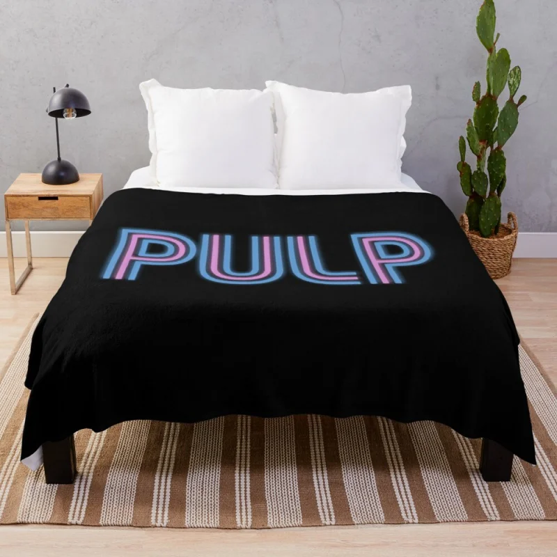 

Neon PULP Logo Throw Blanket Oversized Throw Blanket