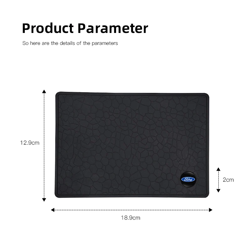 Приборная панель автомобиля липкий противоскользящий коврик из ПВХ силиконовый