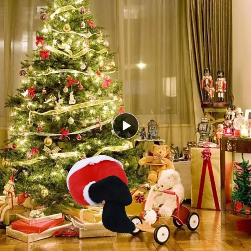 

Украшения для новогодней елки в виде ног Санта-Клауса, плюшевые украшения для двери, Санта-Клаус, эльф, ножки, рождественские украшения для дома, подвесные украшения 2022
