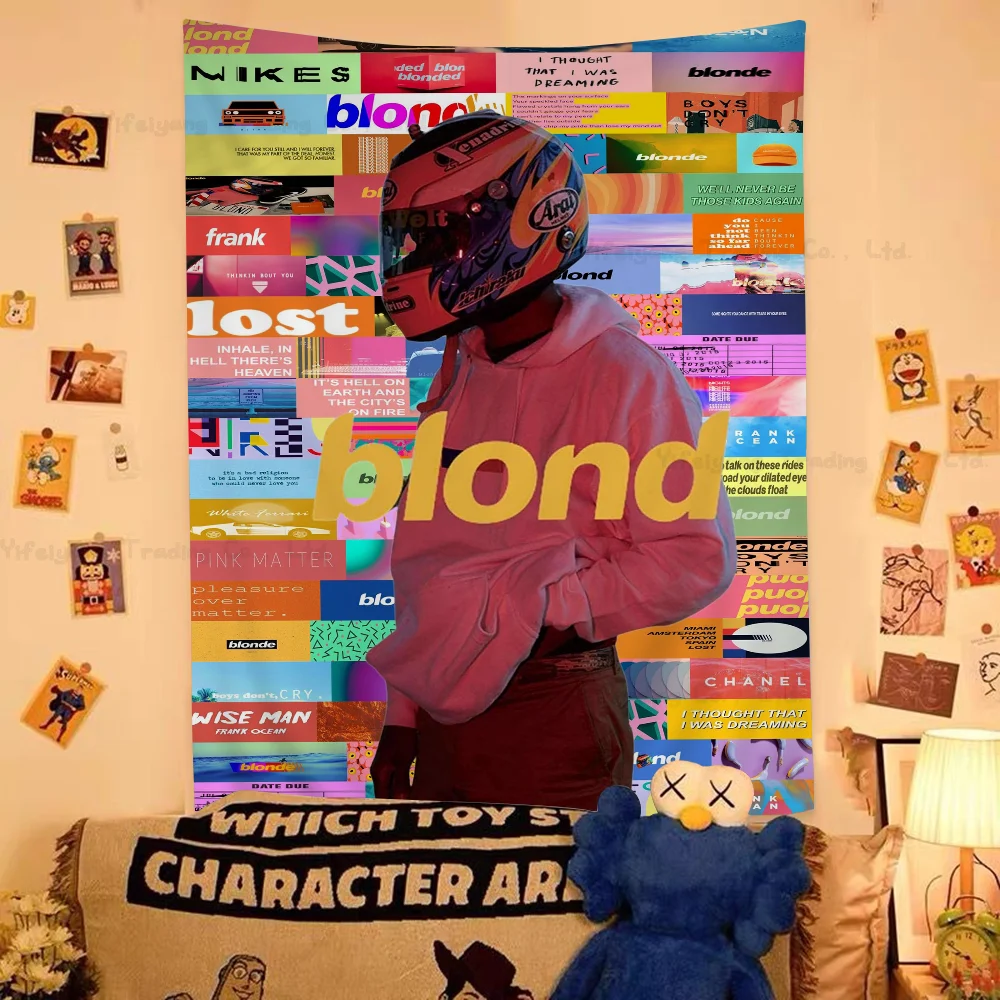 F-Frank Singer Ocean Cartoon Tapestry Art Science Fiction Room Home Decor