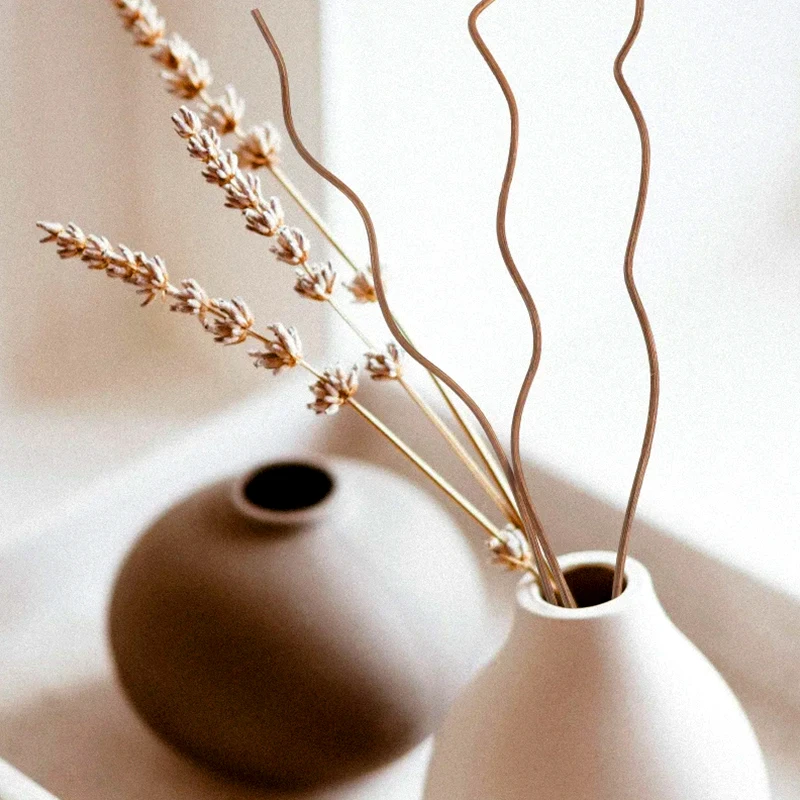 20 шт. длинные волнистые трости из ротанга