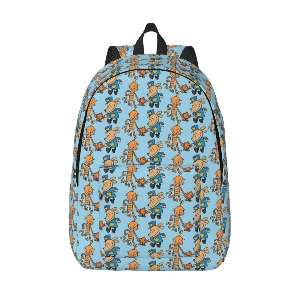 

Dog Man Lil Petey And Big Petey Fan Art Backpack Middle High College School Student Book Bags Teens Daypack Gift