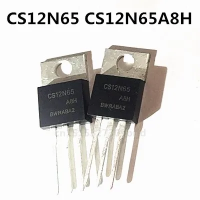 

Original new 5pcs/ CS12N65 CS12N65A8H 12A/650V TO-220