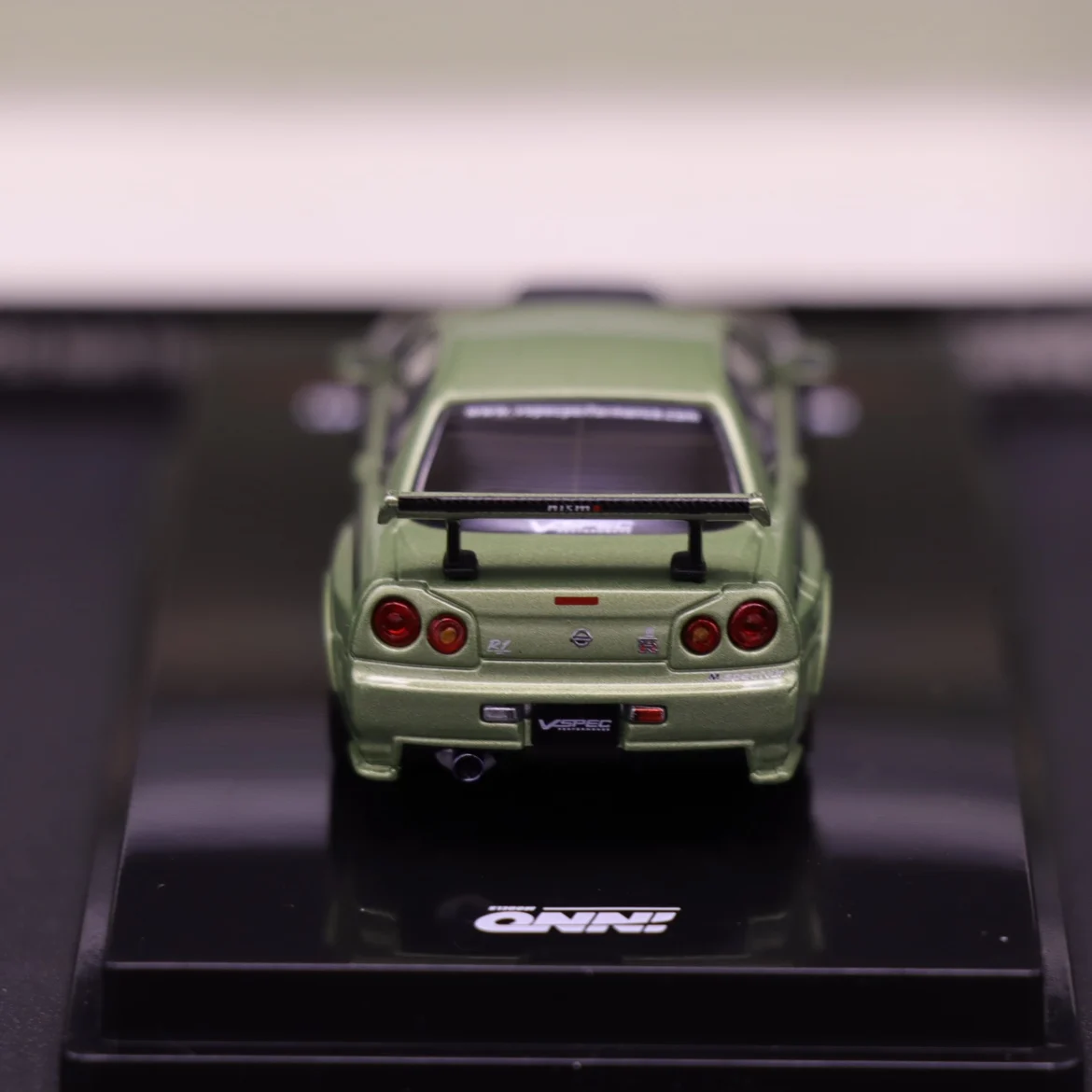 INNO 1/64 NISSAN SKYLINE GT-R (R34) M-SPEC NUR настраиваемая Игрушечная модель автомобиля из сплава