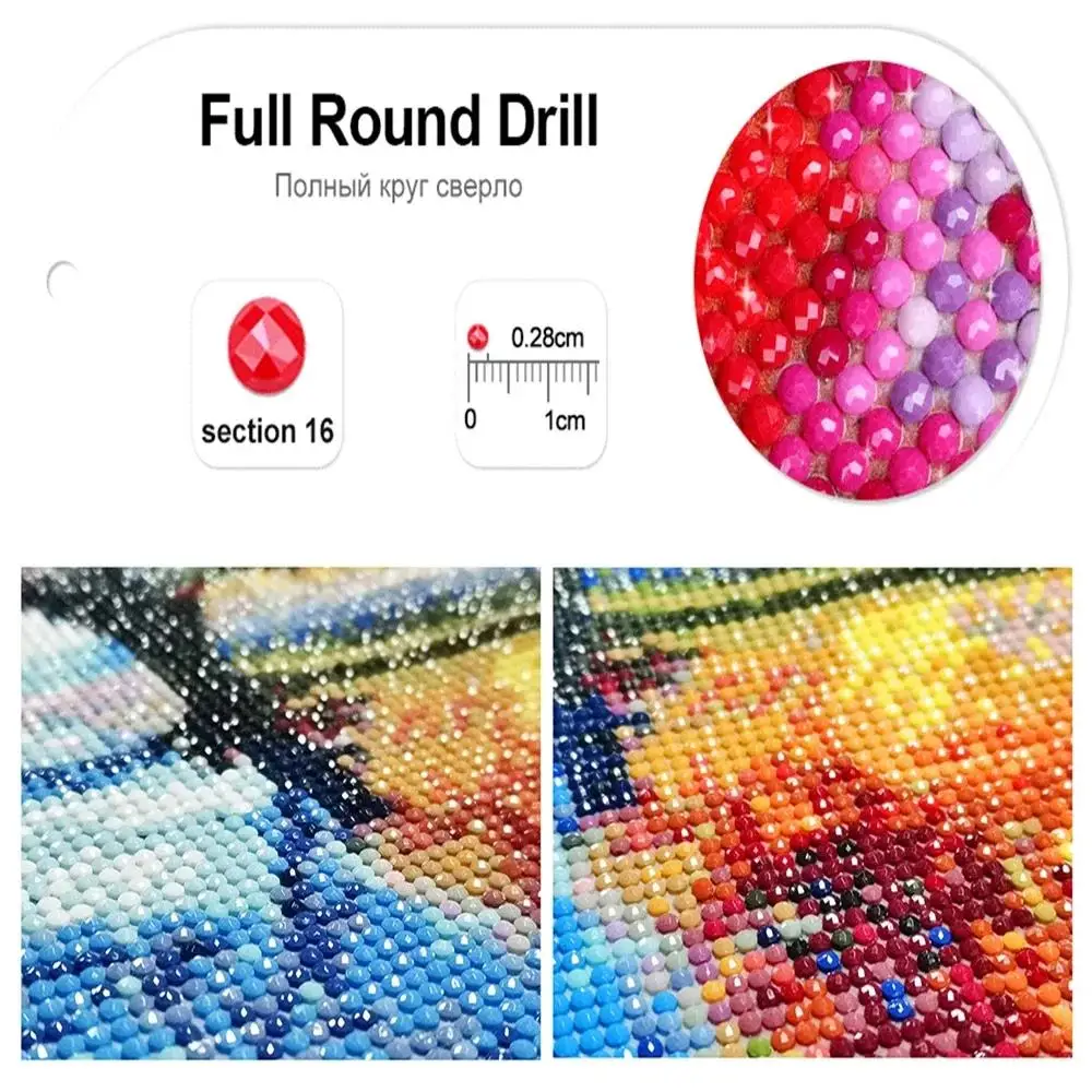 Набор для алмазной живописи сделай сам Постер в стиле ретро путешествия