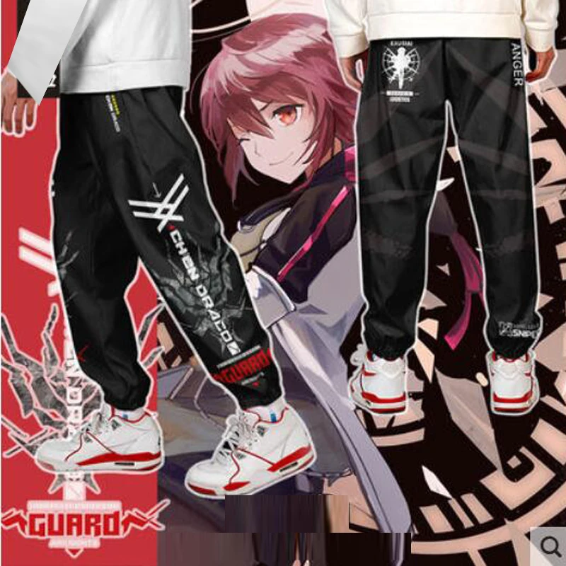 

2022 Anime Game Arknights 3D Joggers Pants Men Boy Casual Trousers Loose Sweatpants Nian Amiya Chen Texas EXUSIAI Sweatpants Men