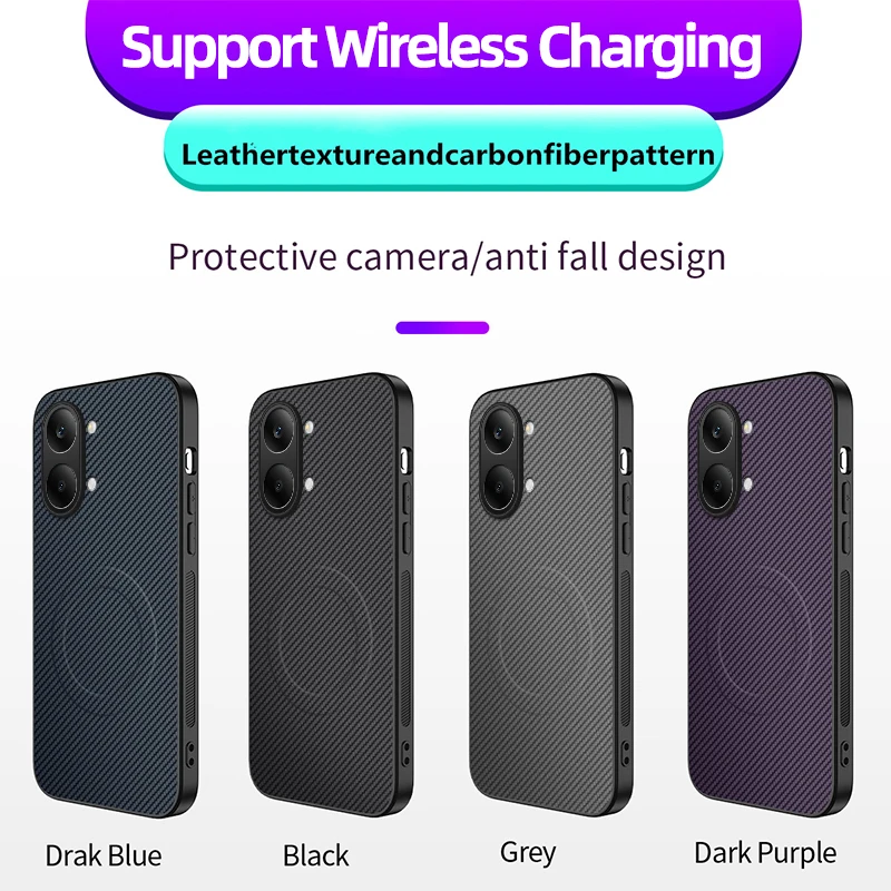 Защитный чехол для Xiaomi Redmi Turbo 5 Max, мягкий силиконовый чехол из углеродного волокна с магнитом, чехол для телефона Redmi Turbo 5 (art.: 3920d8cbf55aa) - 3920d8cbf55aa