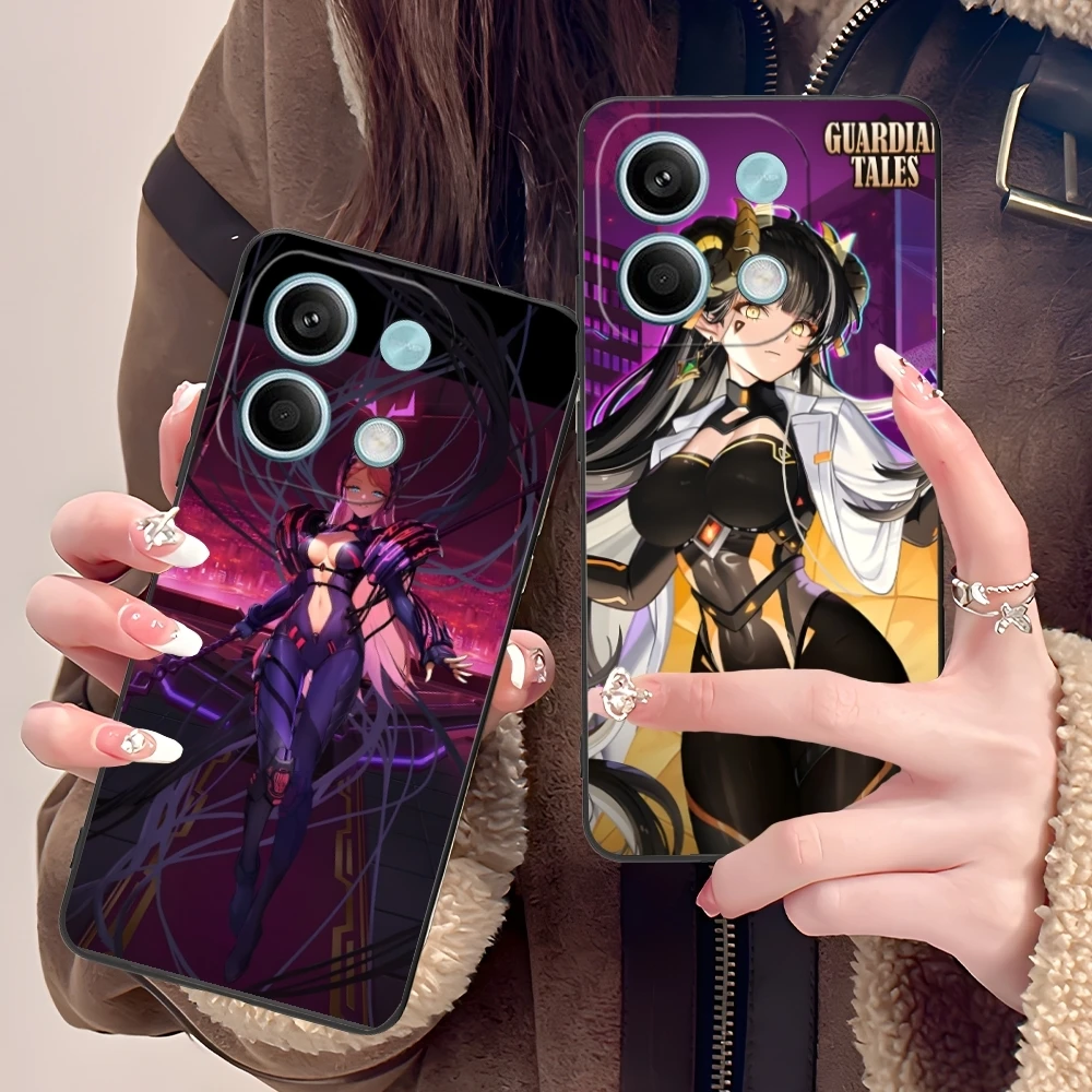 Чехол Guardian Tales для мобильного телефона Xiaomi POCO M6 M5 M4 M3 X6 X5 X4 X3 F6 F5 F4 F3 F2 C40 Pro GT