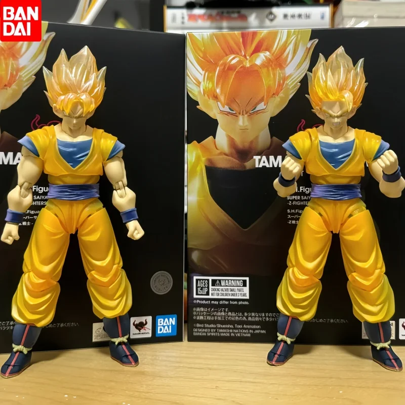 Bandai Dragon Ball Z Tamashii Nations Store S.H.Figuarts Super Saiyan Son Goku Модель солдата Игрушка в подарок